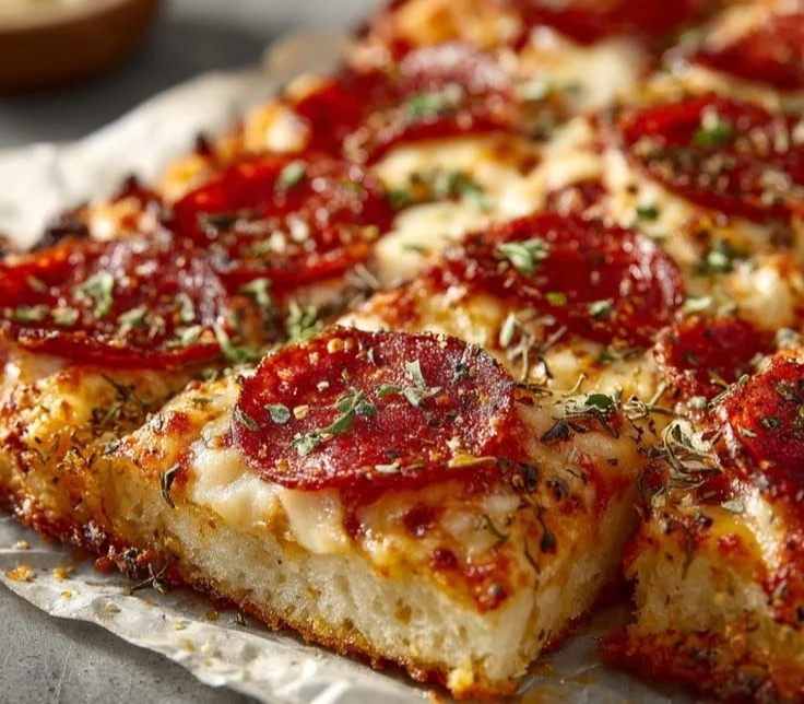 Delicious chicken crust pizza topped with fresh ingredients and melted cheese