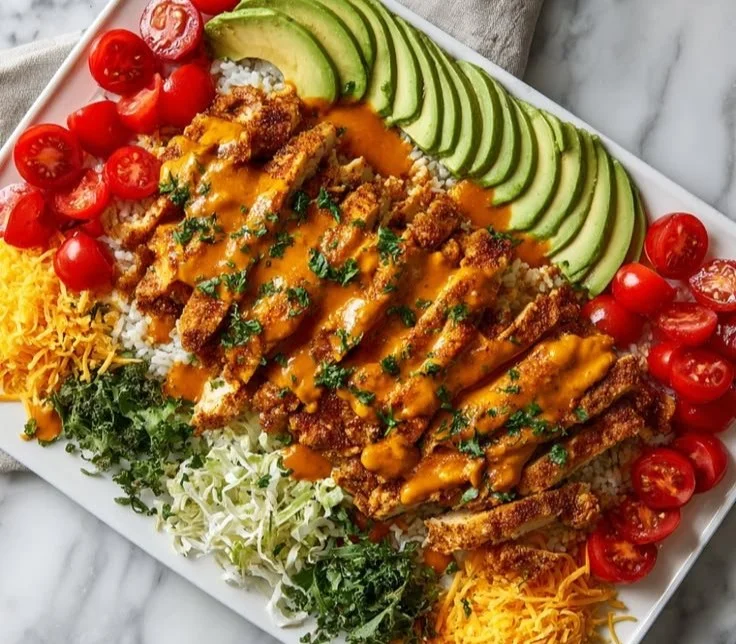 High Protein Cowboy Butter Chicken Bowl with rich sauce and vibrant ingredients