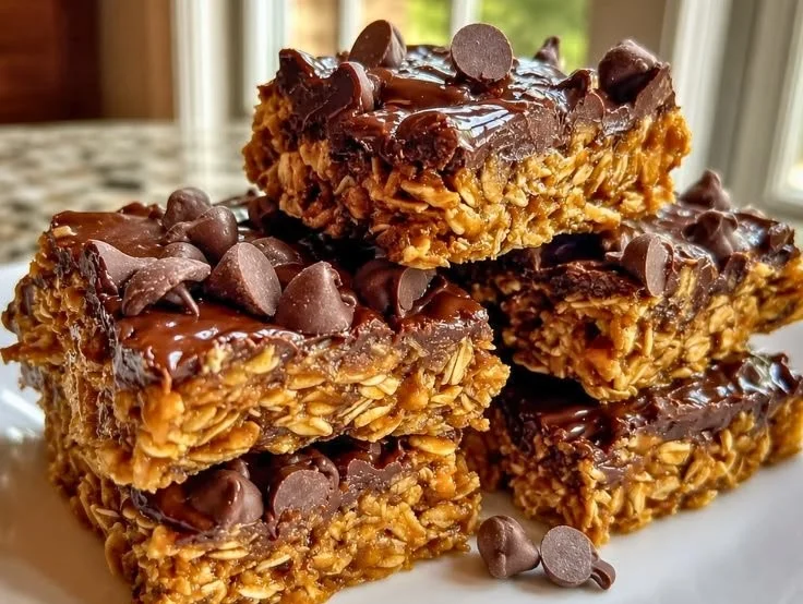 No-bake chocolate protein bars for a quick, healthy snack option