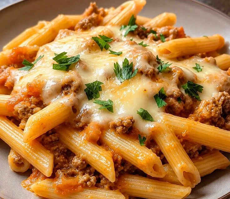 Easy ground turkey pasta dish ready in 30 minutes for a quick family dinner